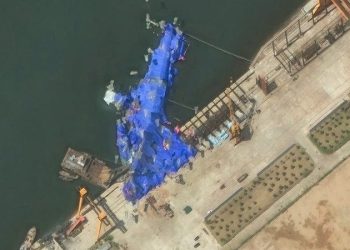 Satellite images reveal North Korea’s mangled naval destroyer after failed launch